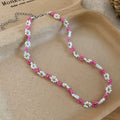 Seed Bead Daisy Flower Necklaces Bracelets Rings Eighteen view 8