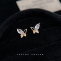 Assorted Gold Tone Crystal Mini Stud Earrings 10 Styles view 2