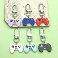 Six-Piece Game Controller Keychain Set in Six Colors view 1