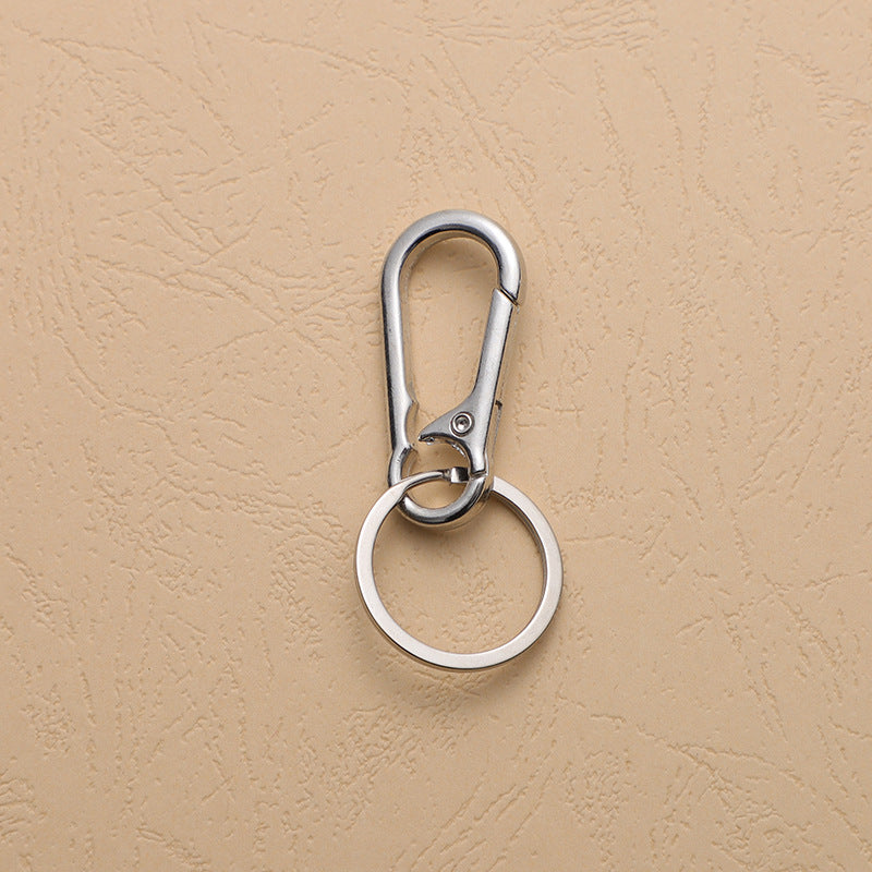 Metal Carabiner Keychain for Belt Loop and Motorcycle Keys
