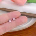 Eight Color Two and Three Millimeter Round Stud Earrings view 11