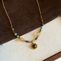 Beaded Gold Tone Charm Necklaces In Five Designs Pendant Jewelry view 6