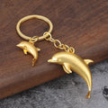 3D Dolphin Alloy Keychain Ocean Car Charm Gift Accessory