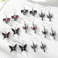 Gothic Bat, Butterfly, Cross and Candelabra Drop Earrings in Eight Designs view 1