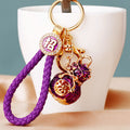 Chinese Fortune Gourd Keychains with Cords and Loose Braided Loops view 1