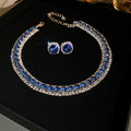 Crystal Necklace and Earring Sets in Twelve Colorful Designs view 11
