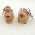 Capybara Food and Costume Figure Clip Keychains in Six Designs view 3