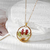White Red Leaf