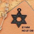 Black Celestial Skull and Wing Alloy Pendants in 10 Styles view 10