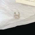 Two Tone Layered Wide Ear Cuffs Fashion Jewelry for Women view 6