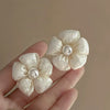 White Petal Studs