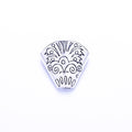 Engraved Fan Shaped Tassel Cap Component in Six Variants view 5
