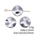 Smooth Wavy Round Small Hole Bead for Jewelry Making view 3