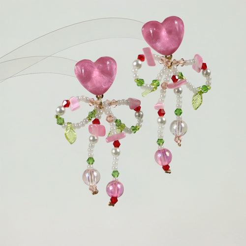 Heart Beaded Clips shown in product image 1
