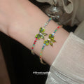 Butterfly Cross CZ Slider Bracelets Multicolor 3 Styles view 4