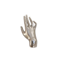 Polished Hand Shaped Brooch In Gold Tone Or Silver Tone view 5