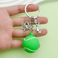 Soccer, Basketball and Volleyball Charm Keychains in 36 Pictured Variations view 3