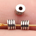 4.5x4.3x3.6mm 0.29g Multicolor Zinc Alloy Spiral Round Small Hole Spacer Beads for Bracelet DIY Jewelry Making