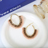 Pink Brown Beads