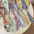 Printed Skinny Scarf Neck Accessories in Five Patterns view 2