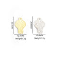 Heart Filament Light Bulb Charms in Six Colors and Two Metal Tones view 3