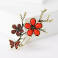 Butterfly Branch Brooch In 2 Styles With Polished Metal Details view 7