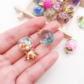 Colorful Seashell Glossy Charms for Jewelry and Craft Projects view 2
