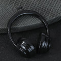 Glossy Acrylic Mini Headphone Shaped Charm Pendant Bead Four Colors view 4