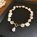 Gold Beach Starfish Shell Pearl Pendant Necklace Styles view 6