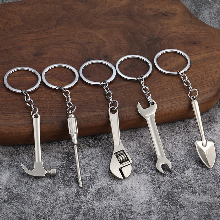 3D Tool Shape Zinc Alloy Metal Keychain Gift Accessory