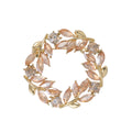 Green Wheat Wreath Two Designs Metal Brooch Pin for Jackets and Lapels view 7