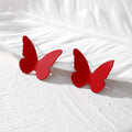 Butterfly Stud Earrings in Seven Bright Color Options view 7