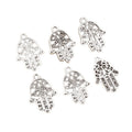 Openwork Hamsa Hand Charms in Antique Silver Finish view 5
