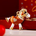 Heart Detail Horse Keychains and Tassel Car Hanging Ornaments view 10