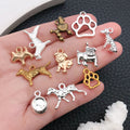 Blue Dog Metal Charms with 6 Listed Options for DIY Jewelry Making view 3