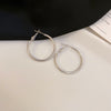 Small Silver Hoops