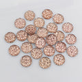 Round Textured Resin Crystal Cluster Flatbacks in 13 Colors view 10