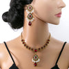Red Faceted Set
