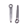 Slim Pointed Spike Pendant Charm for Jewelry Making view 4