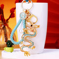 Mixed Pearl Crystal Zodiac and Tassel Dragon Keychains in Forty Seven Styles view 8