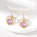 Heart Cabochon Necklace Earring and Clip Keychain Options view 8