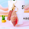 Bubble Crystal Conch Keychains in Three Sizes and Multiple Styles view 10