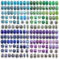 Blue Bead Metal Beads with 6 Listed Options for DIY Jewelry Making view 1