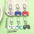 Six-Piece Game Controller Keychain Set in Six Colors view 3