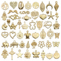 Matte Gold-Tone Seashell Metal Charms with 31 Listed Options view 5