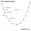 Gold Pearl Necklace