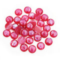 Glossy 12mm Round Cat Eye Resin Cabochons in Nine Colors view 9
