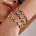Blue Crystal Sea Creature Bracelet Collection in Three Designs view 4