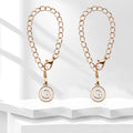 Initial Letter Metal Chain Cup Charm with Lobster Clasp view 8