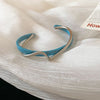 Blue Silver Curve